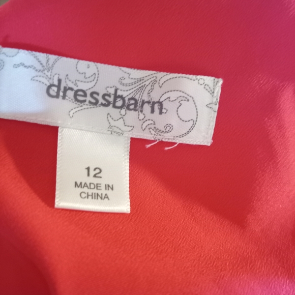 Dressbarn Orange Pink Sheath Mini Dress - Picture 2 of 2